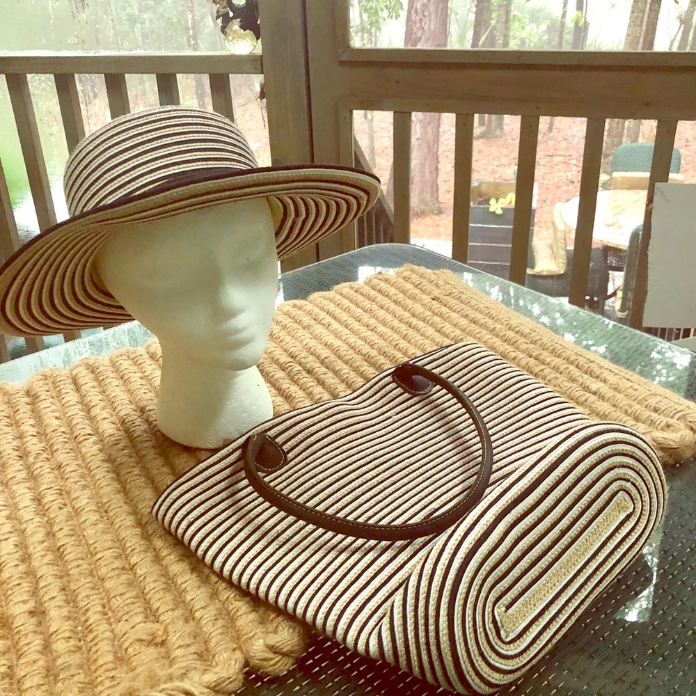 Handbag and hat